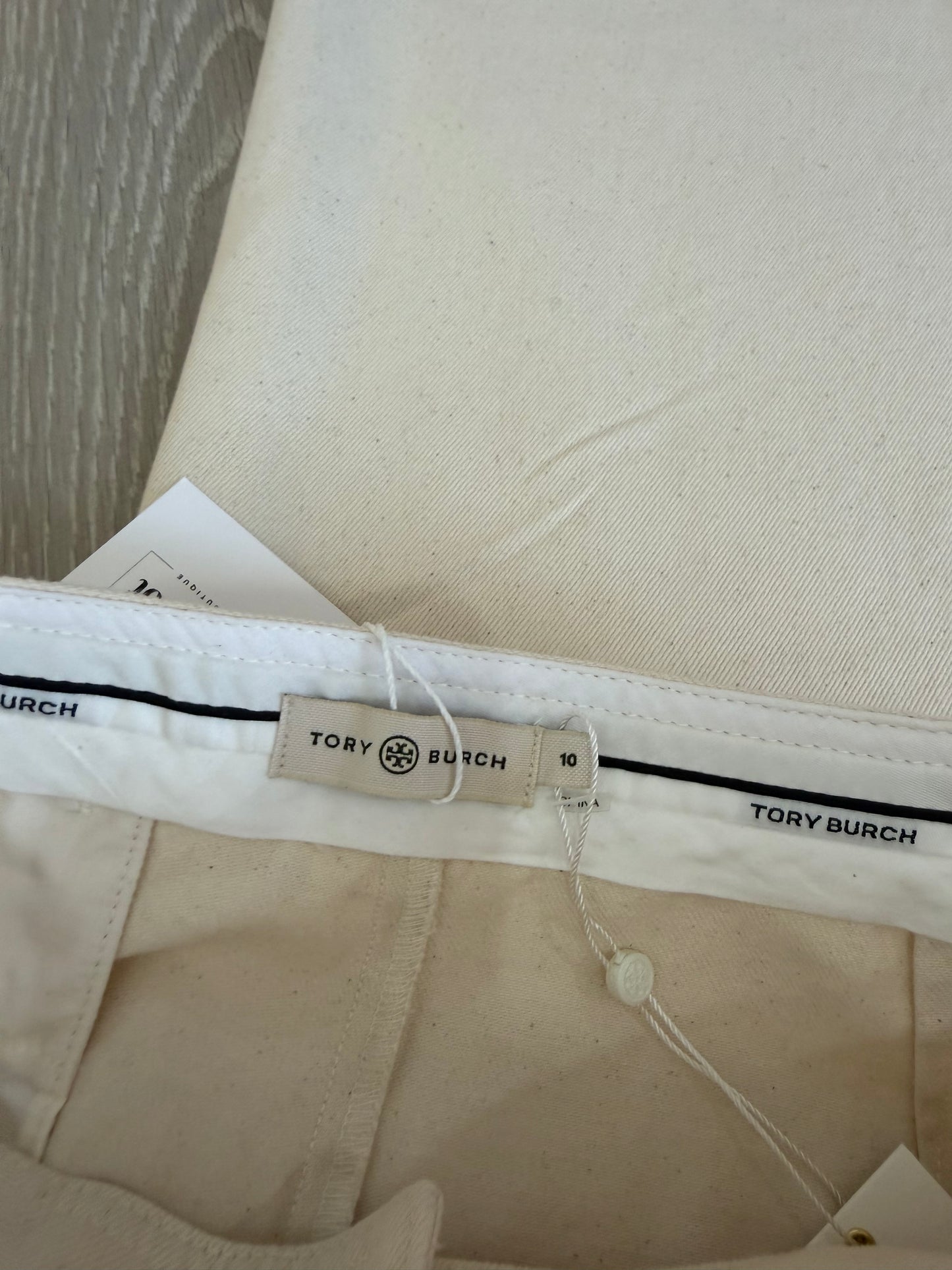 Preloved, Cream Tory Burch Trousers - Jeans, UK 14
