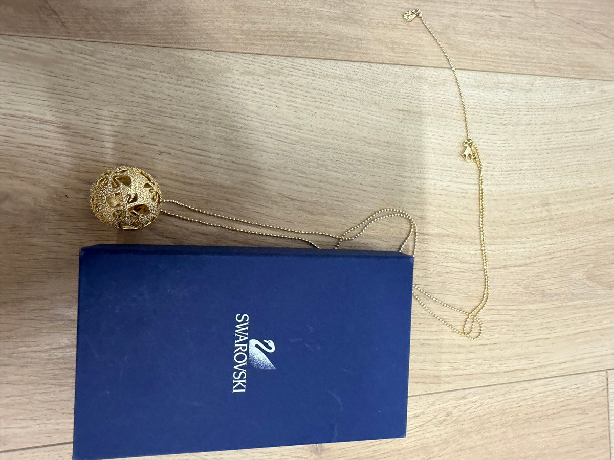 Preloved Swarovski Jewellery - Necklace Gold Hardware with diamonds