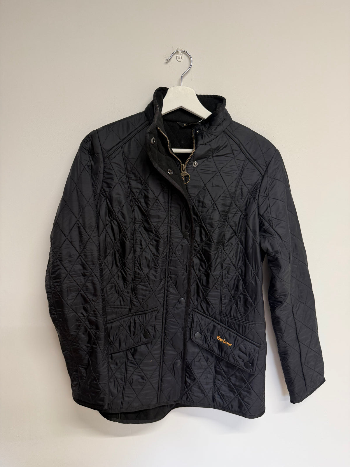Preloved Barbour Jacket Size Small Black