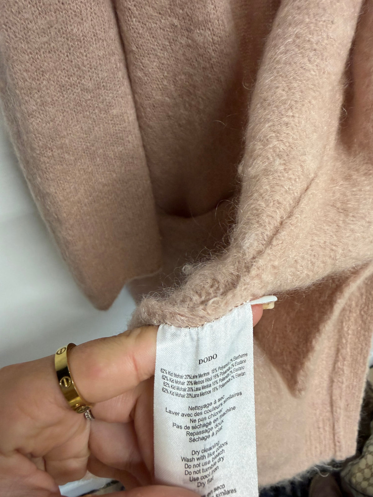 Preloved Des Petits Hauts Cardigan Small Pink