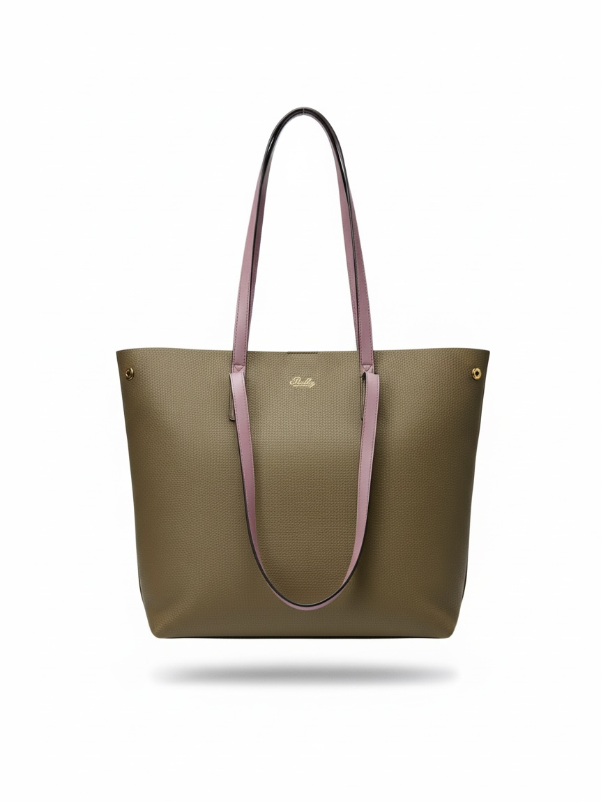 Preloved Bally Handbag Taupe