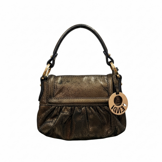Gold Fendi Handbag, Small