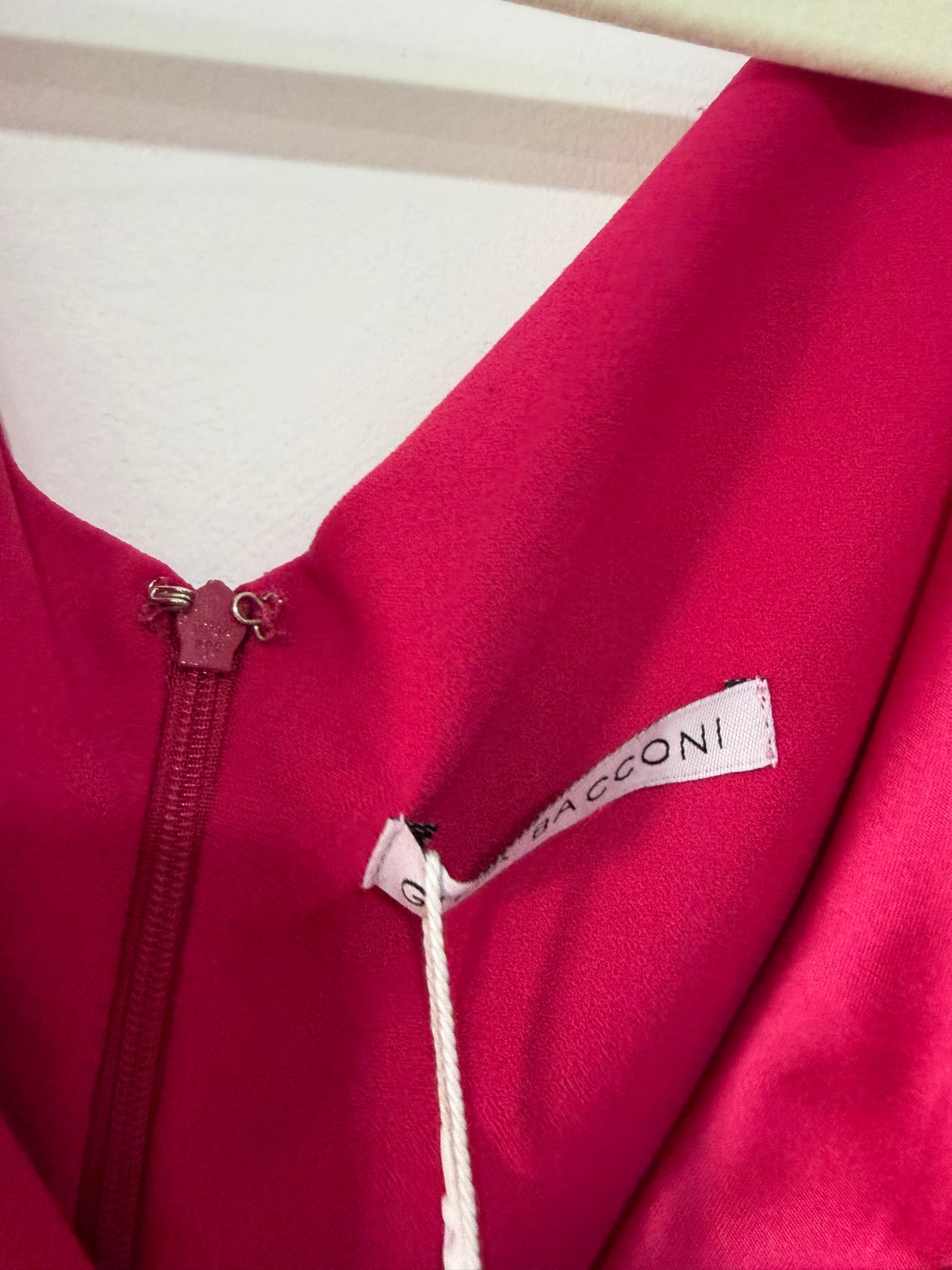 Pre-owned, Fuchsia Pink Gina Bacconi Dress, Size 12 (10-12)