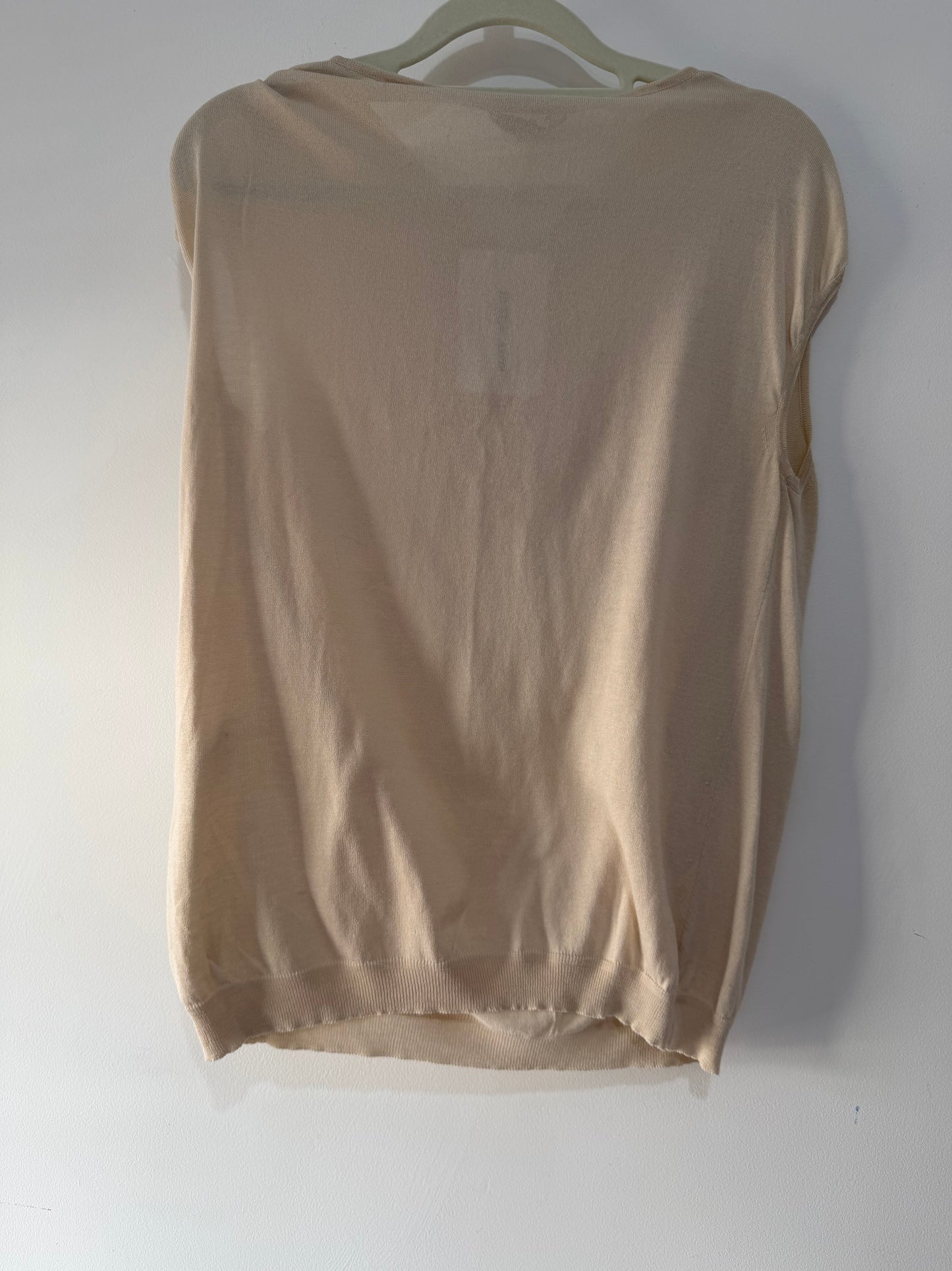 Preloved Cream Celine Top, Medium