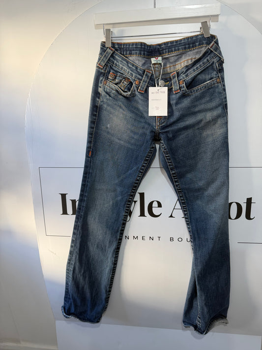 Navy True Religion Jeans, 30