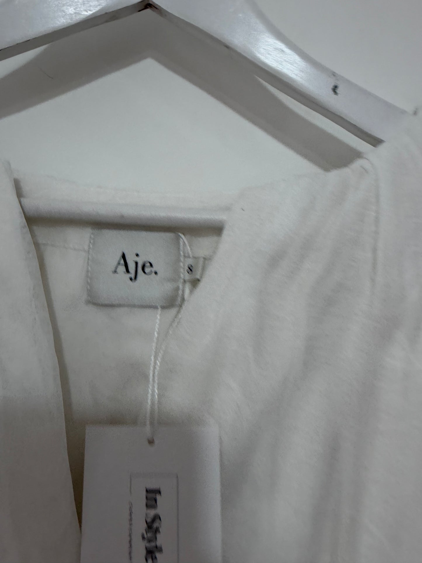 White Aje Top, size 8