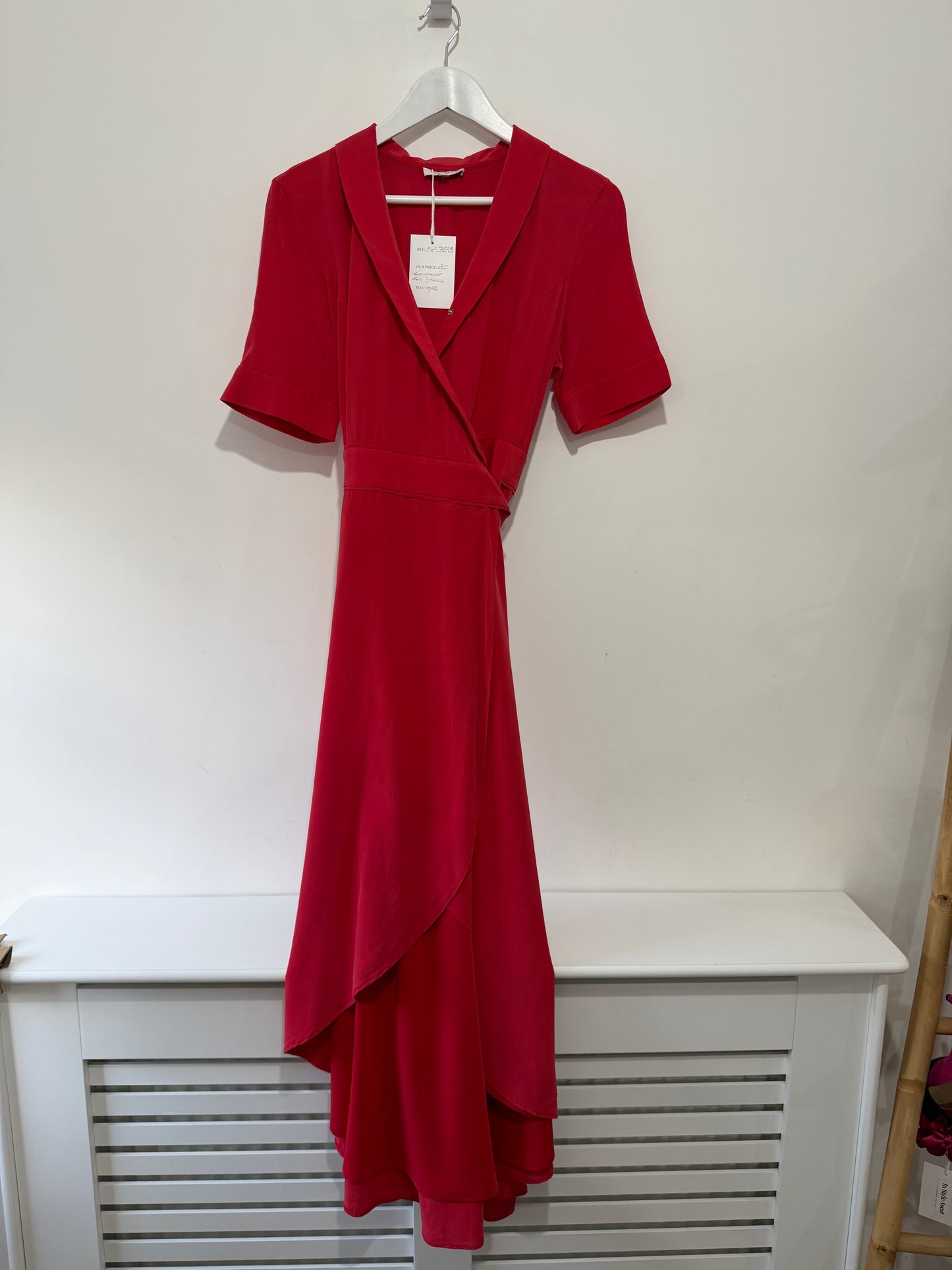 Preloved Red Equipment Dress, 12