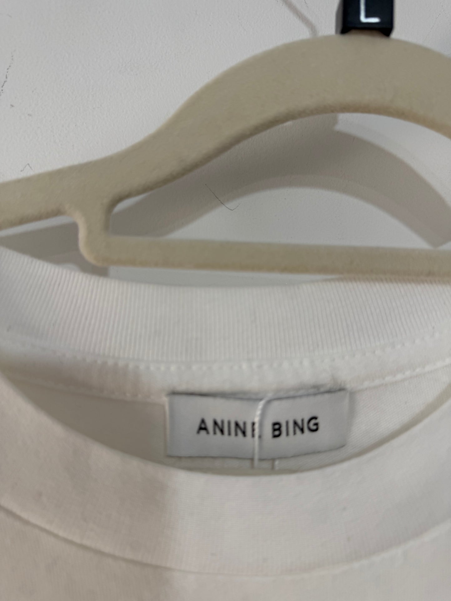 Preloved Anine Bing T-Shirt Size L White