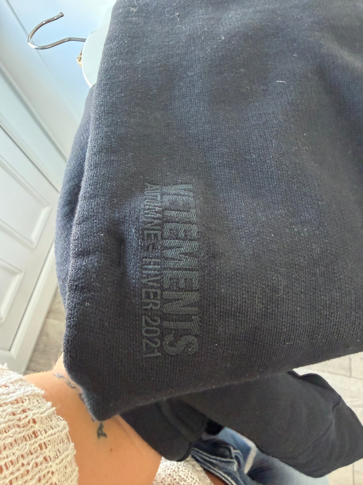 Preloved Black Vetements Hoodie, Small