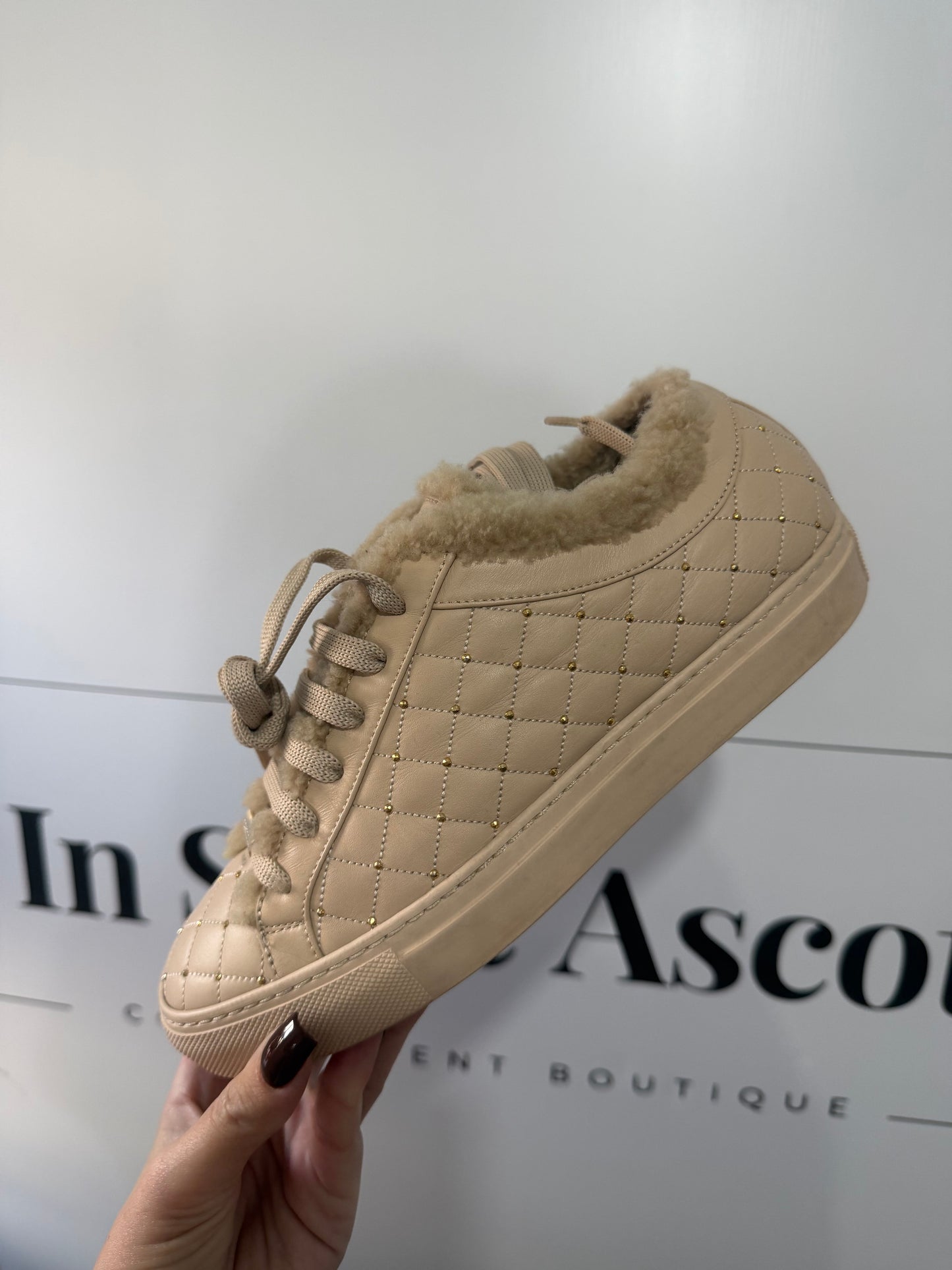 Sheepskin Le Silla Trainers, Size 37