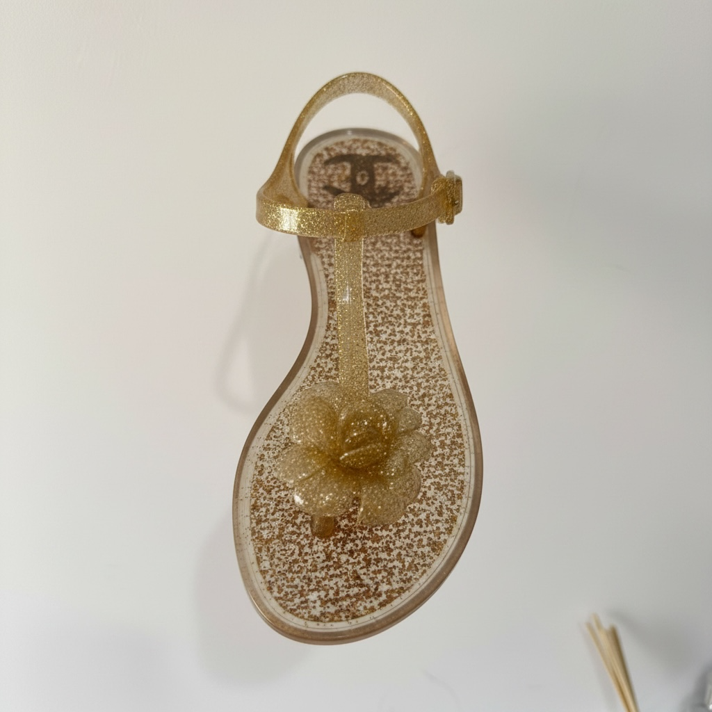 Preloved, Jelly Chanel Jelly Sandals, Size 35 UK 2