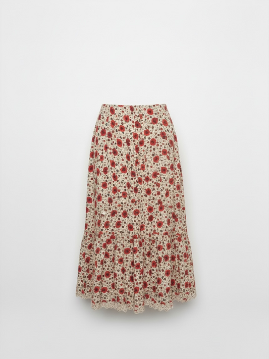 Preloved Rixo Maxi Skirt Size 12 Petite Floral