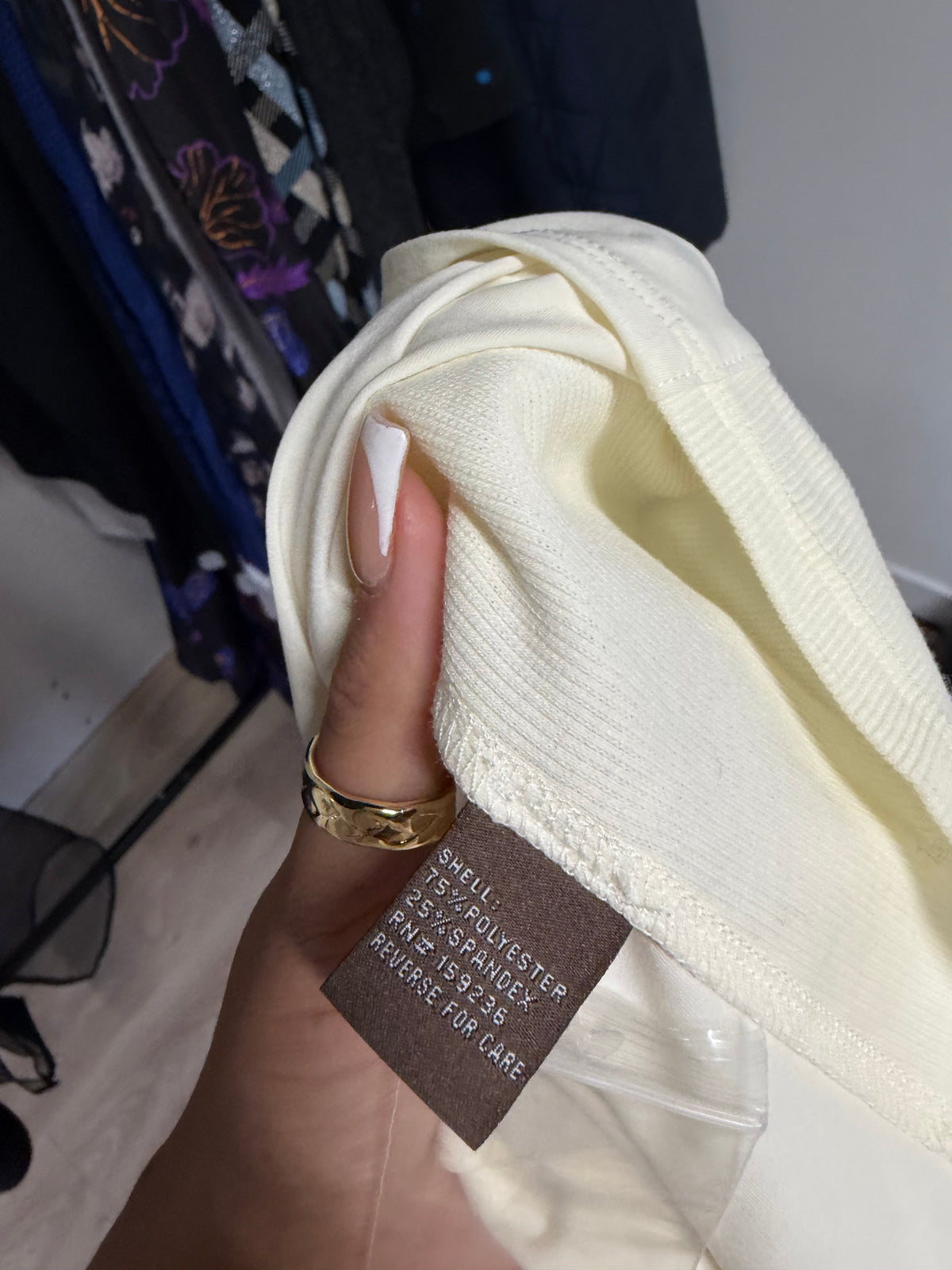 Preloved J.McLaughlin Blouse Large Cream