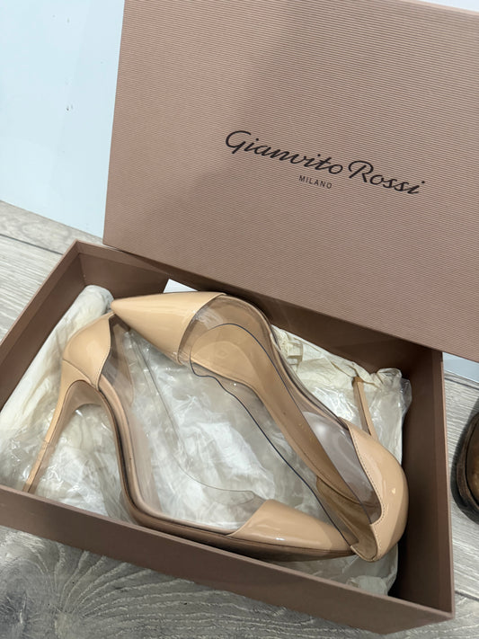 Clear Giannvito Rossi Heels, Size 41