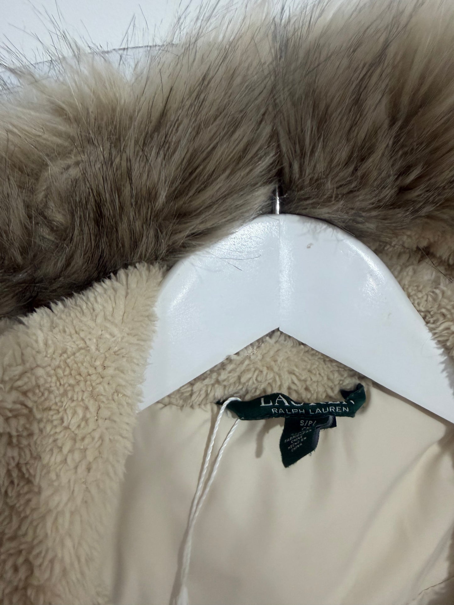 Cream Ralph Lauren Coat, Small