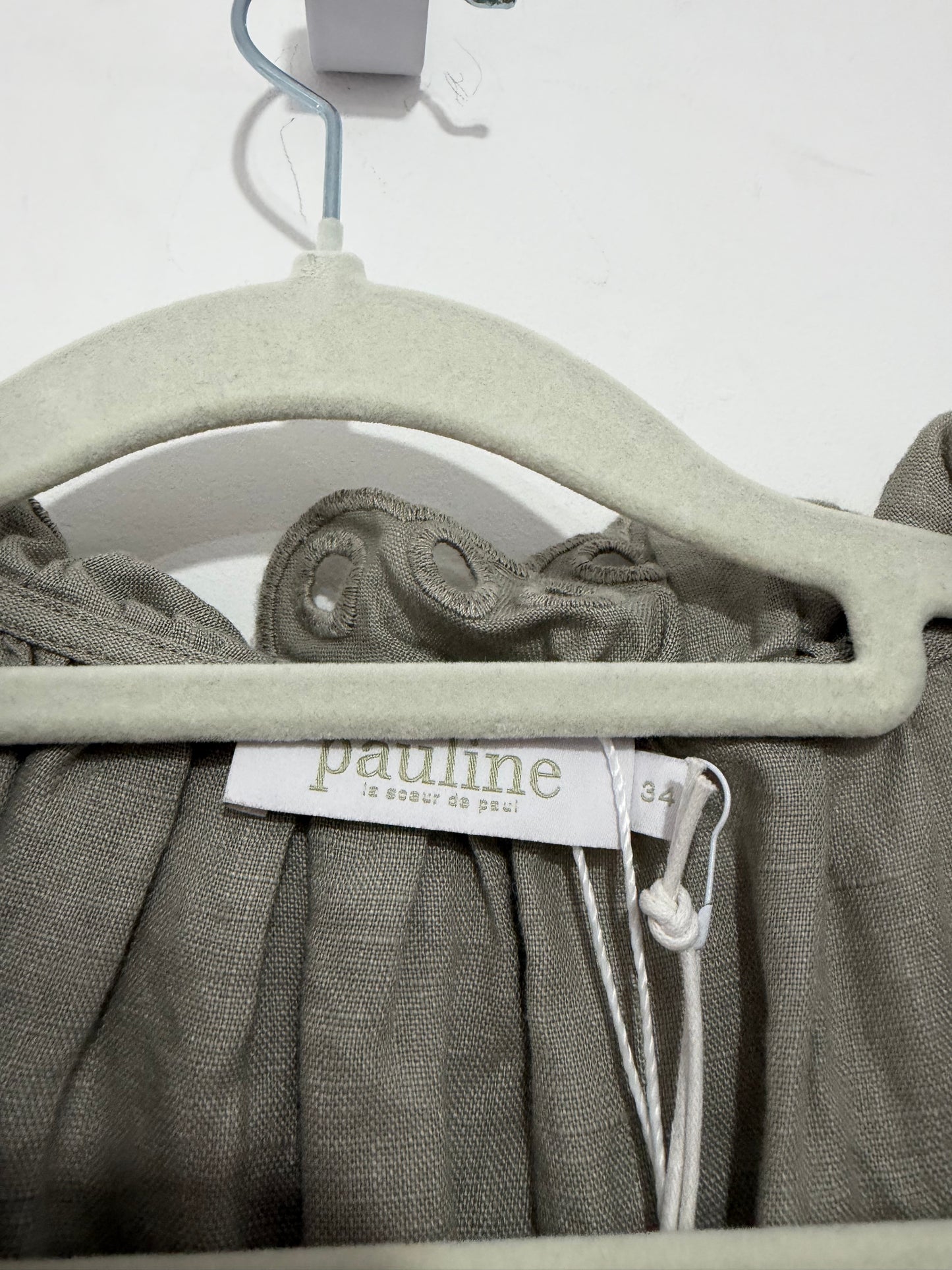 Preloved, Grey Pauline Dress, UK 6 (Fits 8-10)