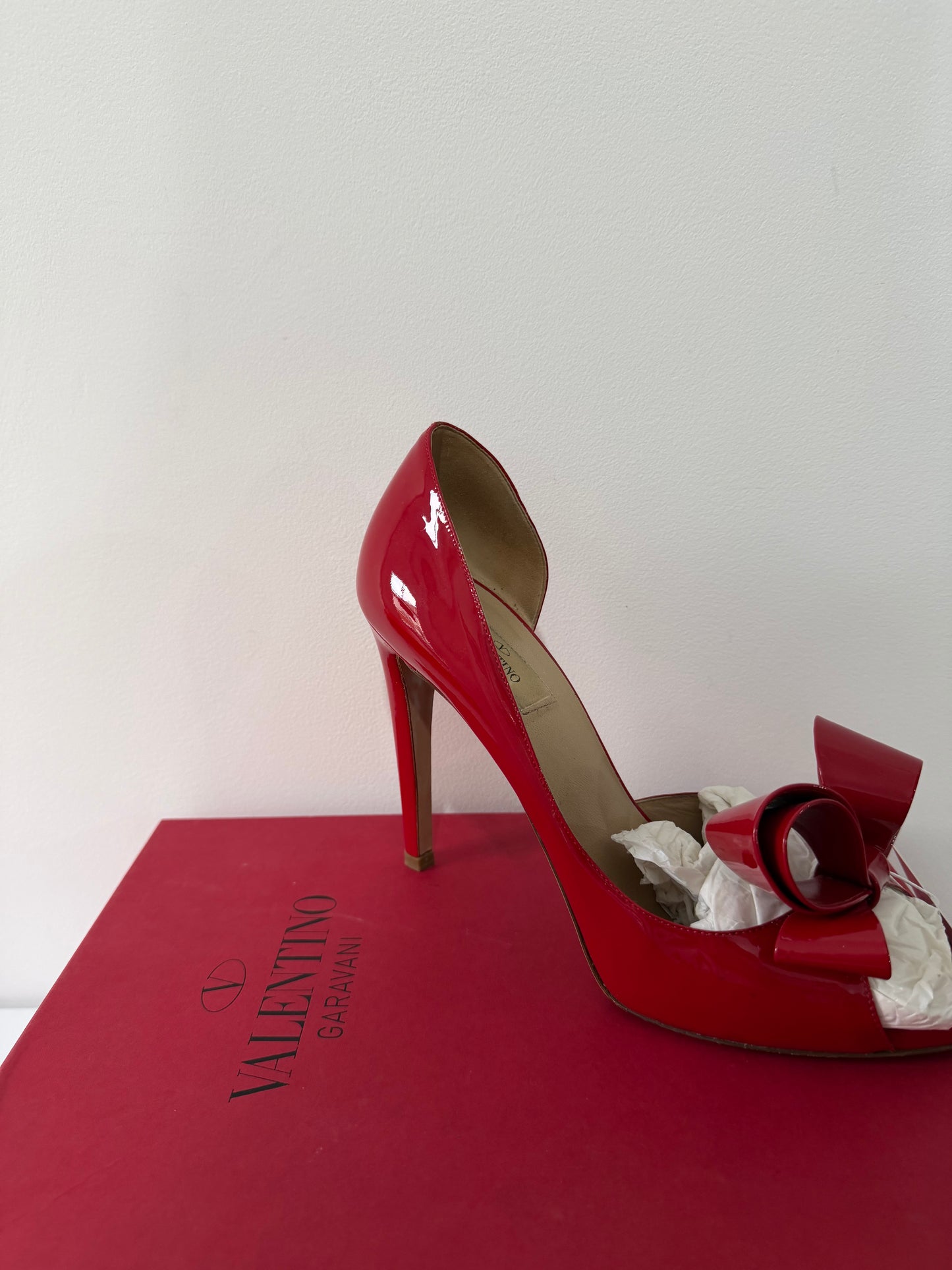 Preloved Red Patent Valentino Shoes, 40 - UK 7