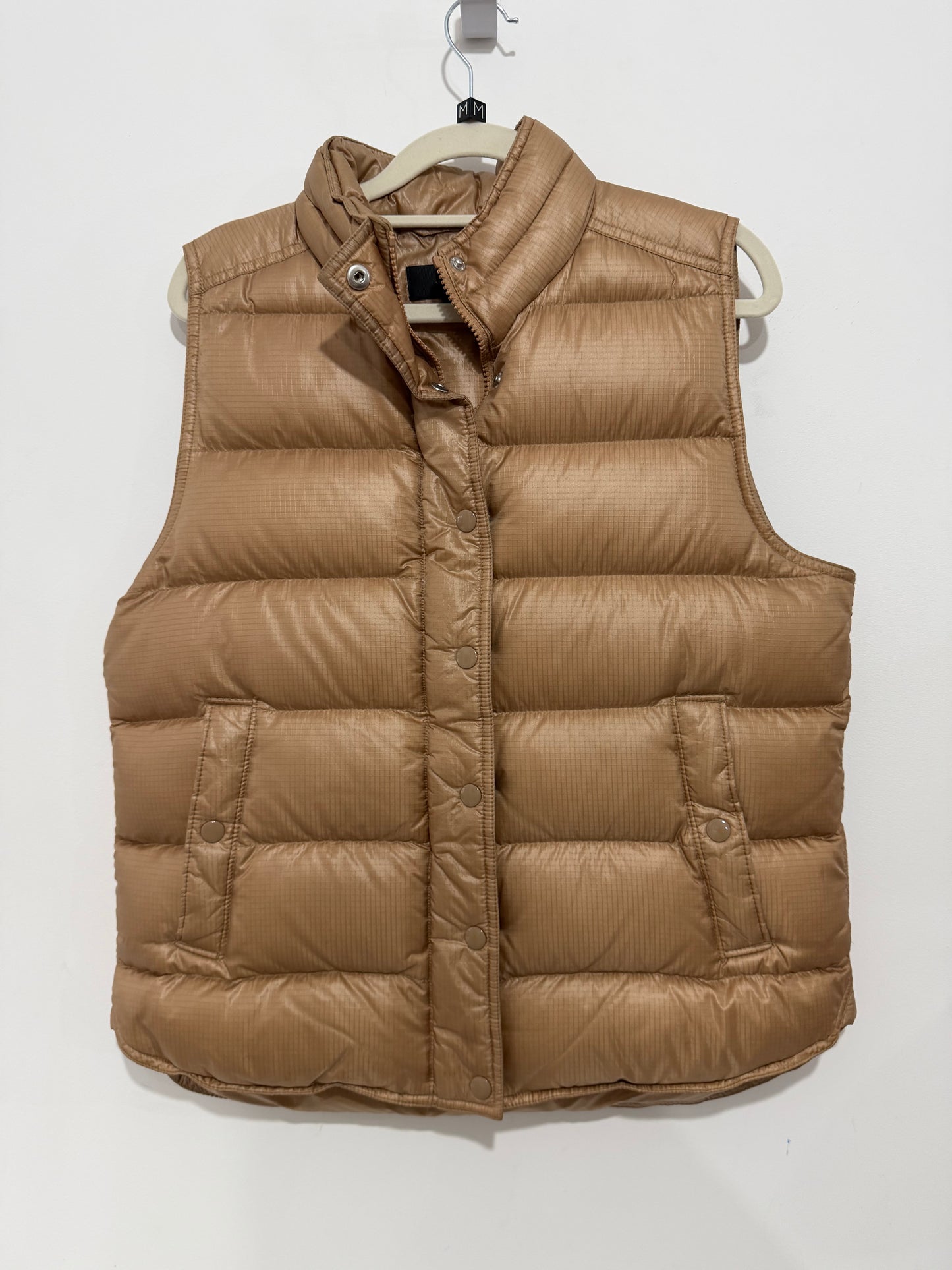 Pre-owned, Tan J Crew Gilet, Size L