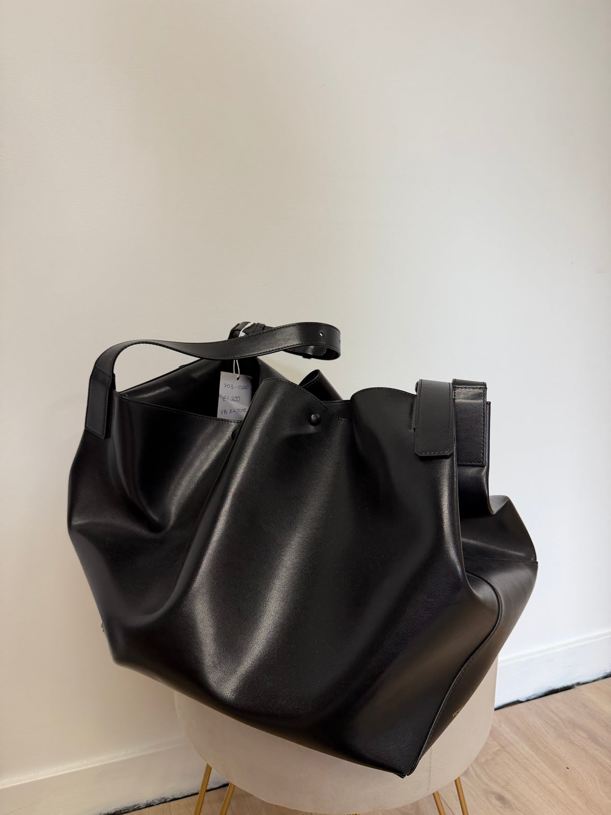 Preloved Victoria Beckham Handbag Tote Size XL Black