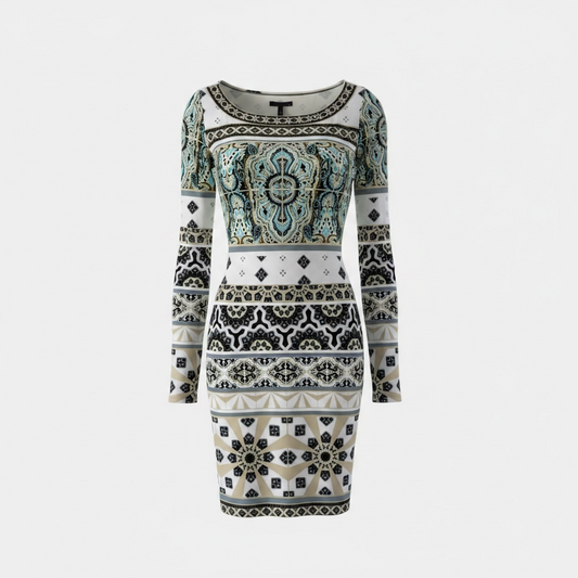 Preloved Multi Hale Bob Dress, Medium