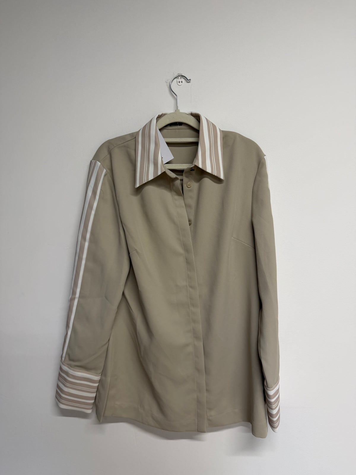BNWT Karen Millen Shirt UK 12 Beige