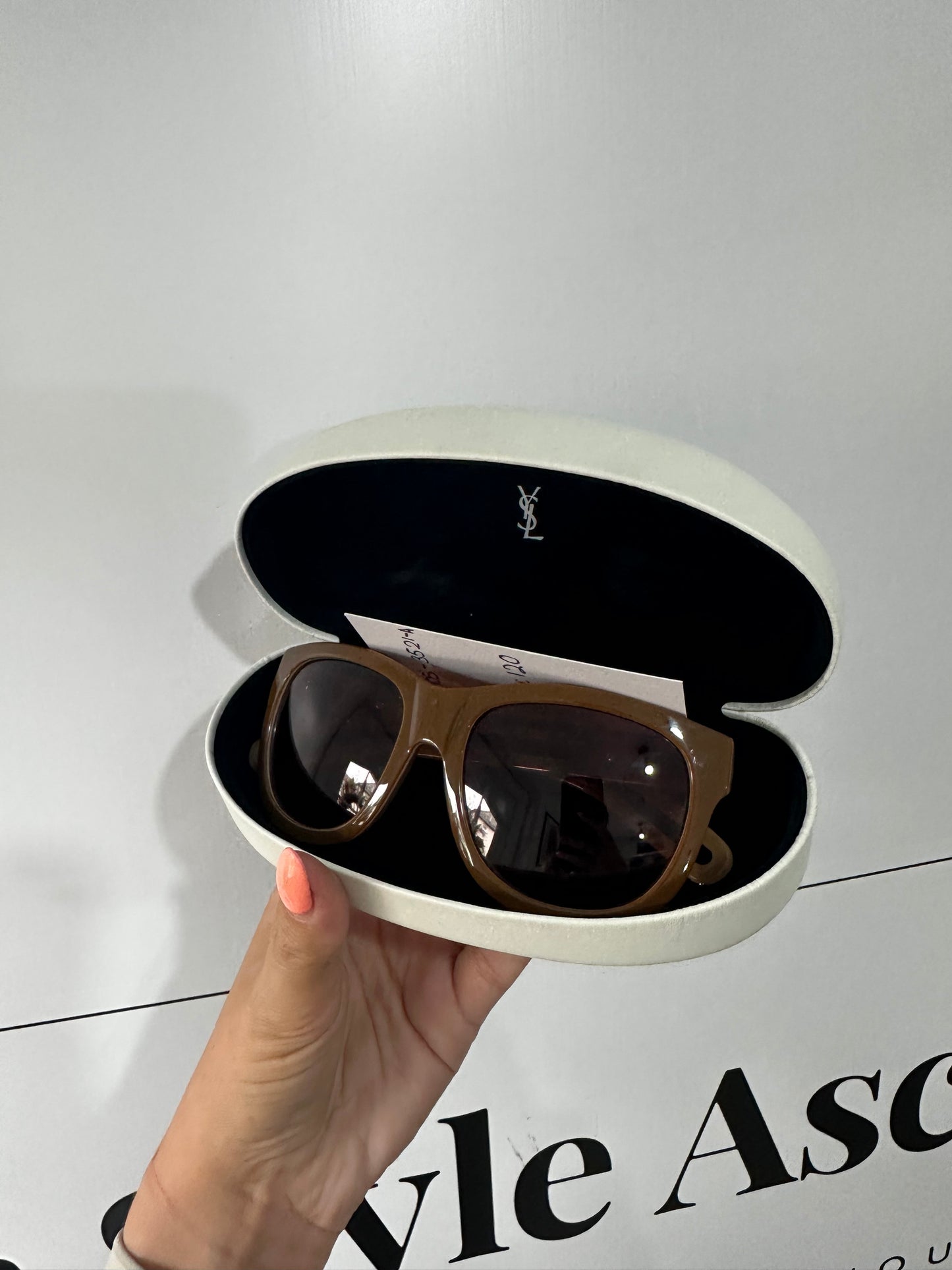 Beige/Brown Chloé Sunglasses