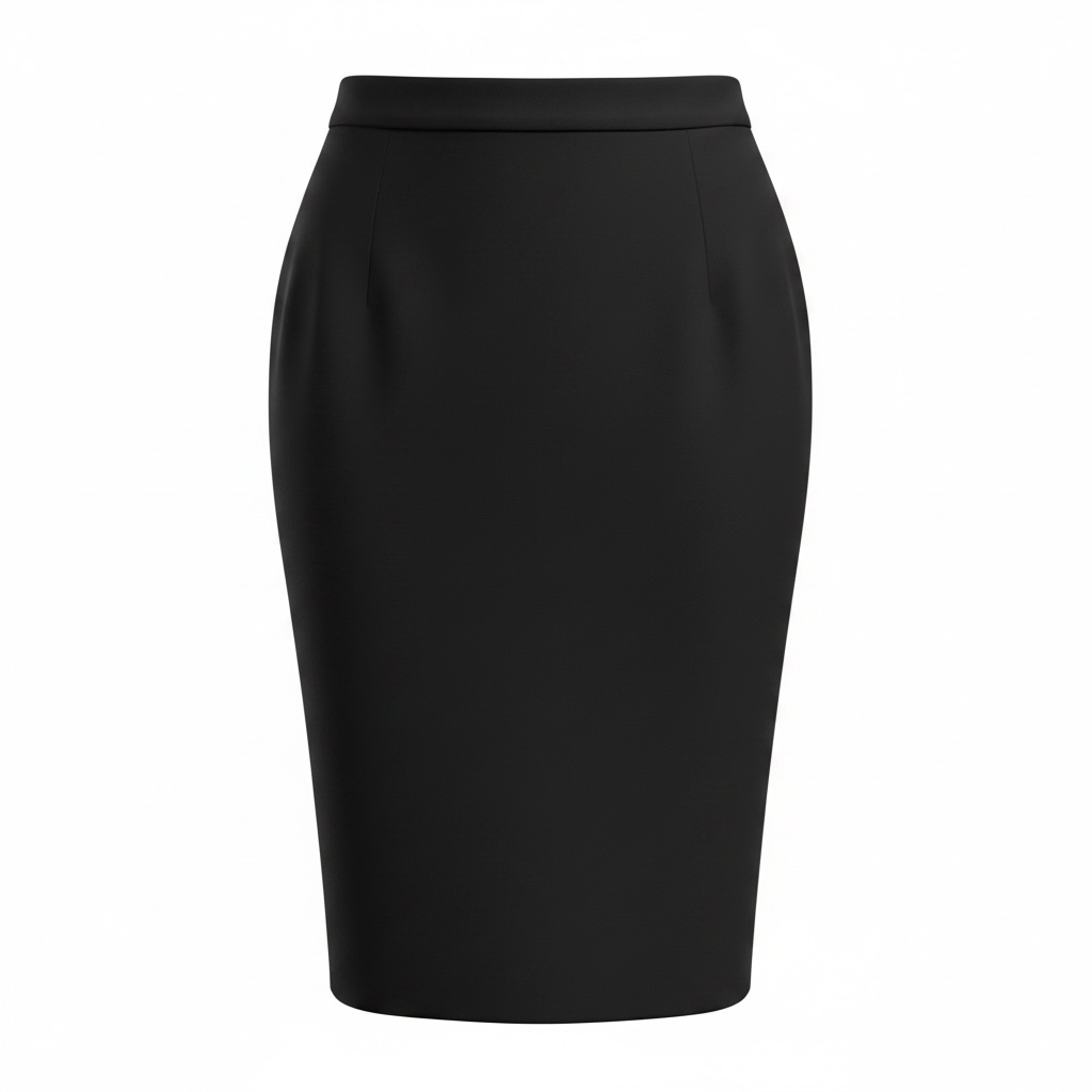 Preloved, Black Chanel Skirt, UK 10