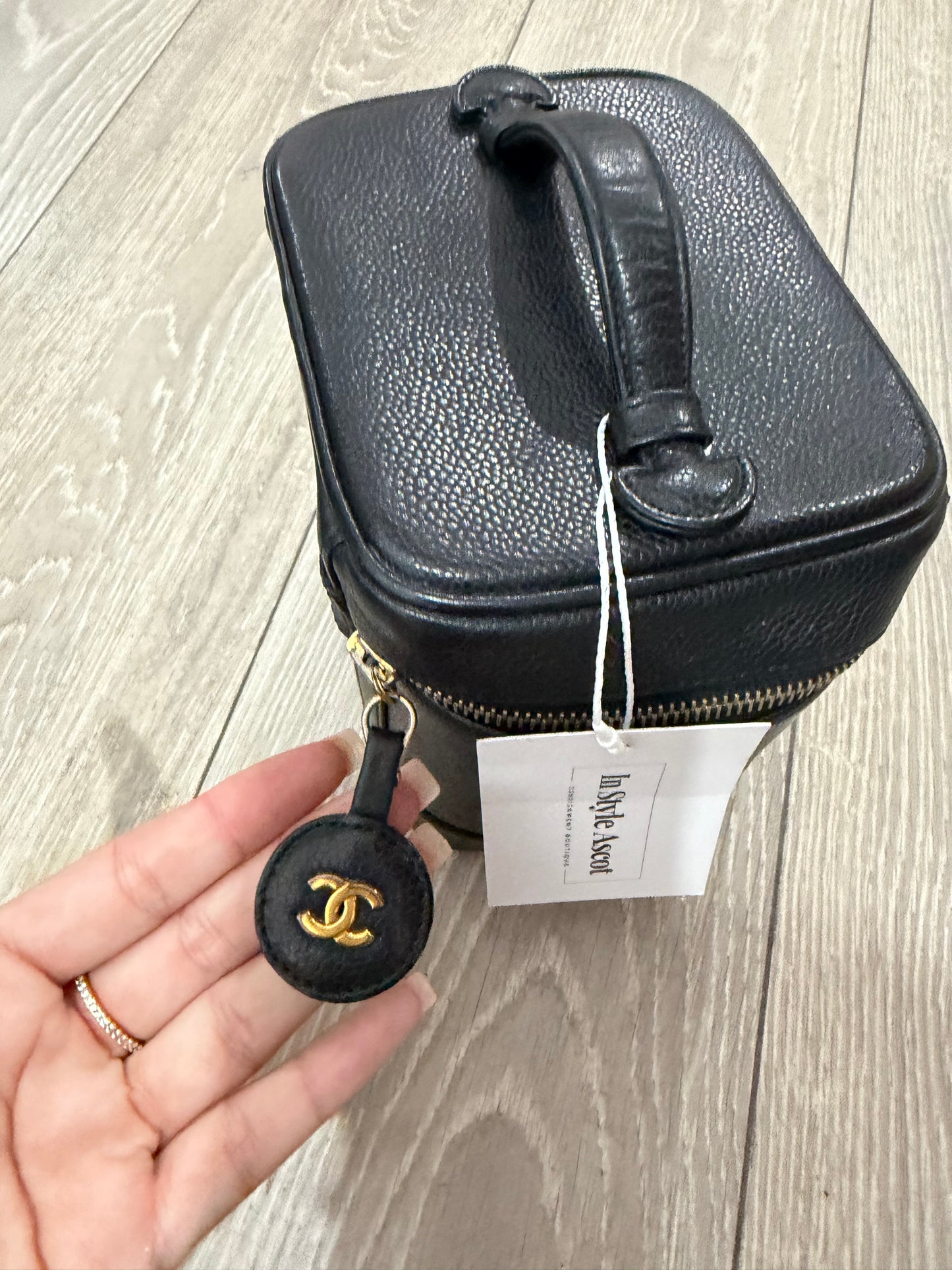 Pre-owned Black Chanel Vanity Case, Vintage