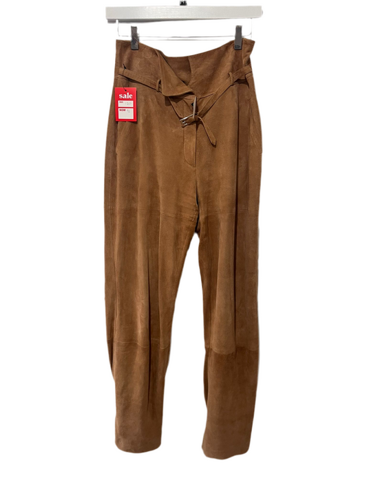 Brown Armani Suede Trousers, 10-12