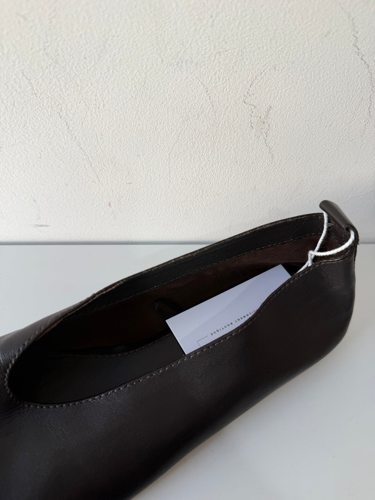Preloved Zara Flats Shoes Size 40 UK 7 Brown