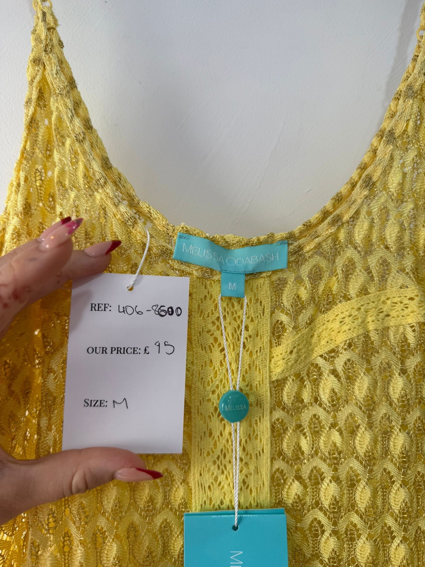 Pre-loved Yellow Melissa Obabash Beach Dress, M, BNWT