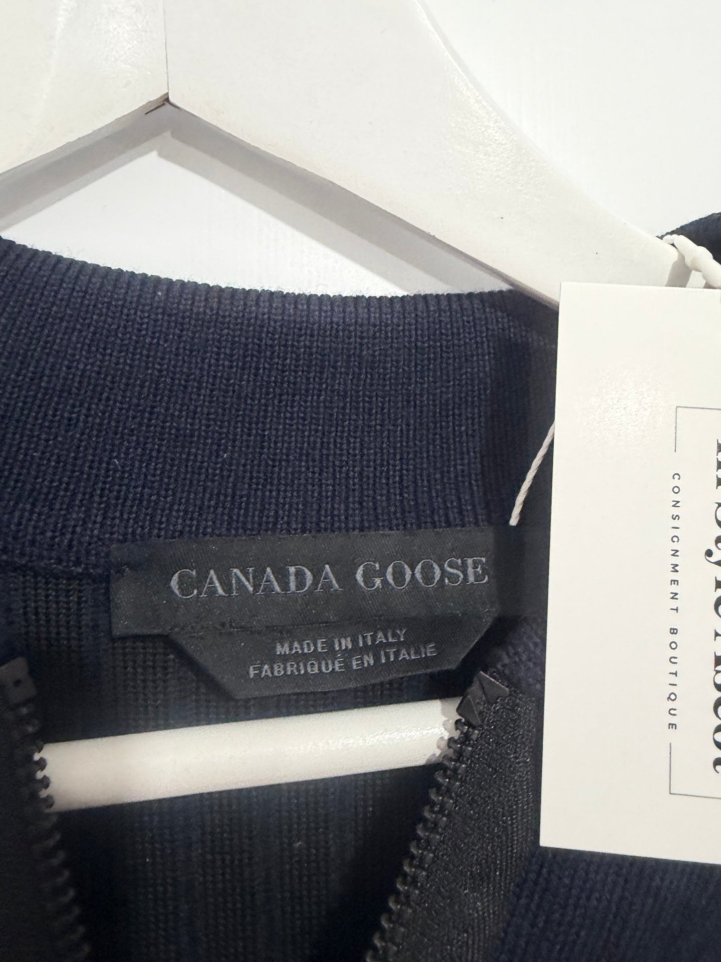 Navy Canada Goose Jacket, Size Small