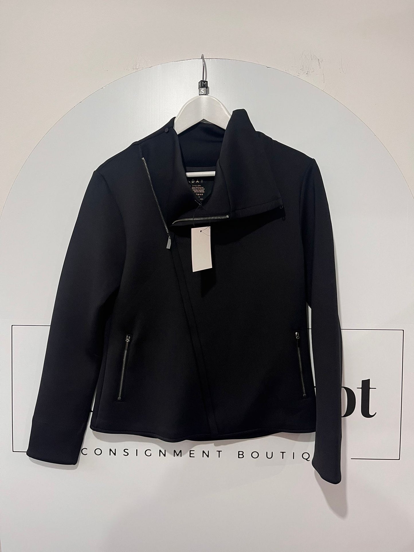 A Day Black Scuba Jacket