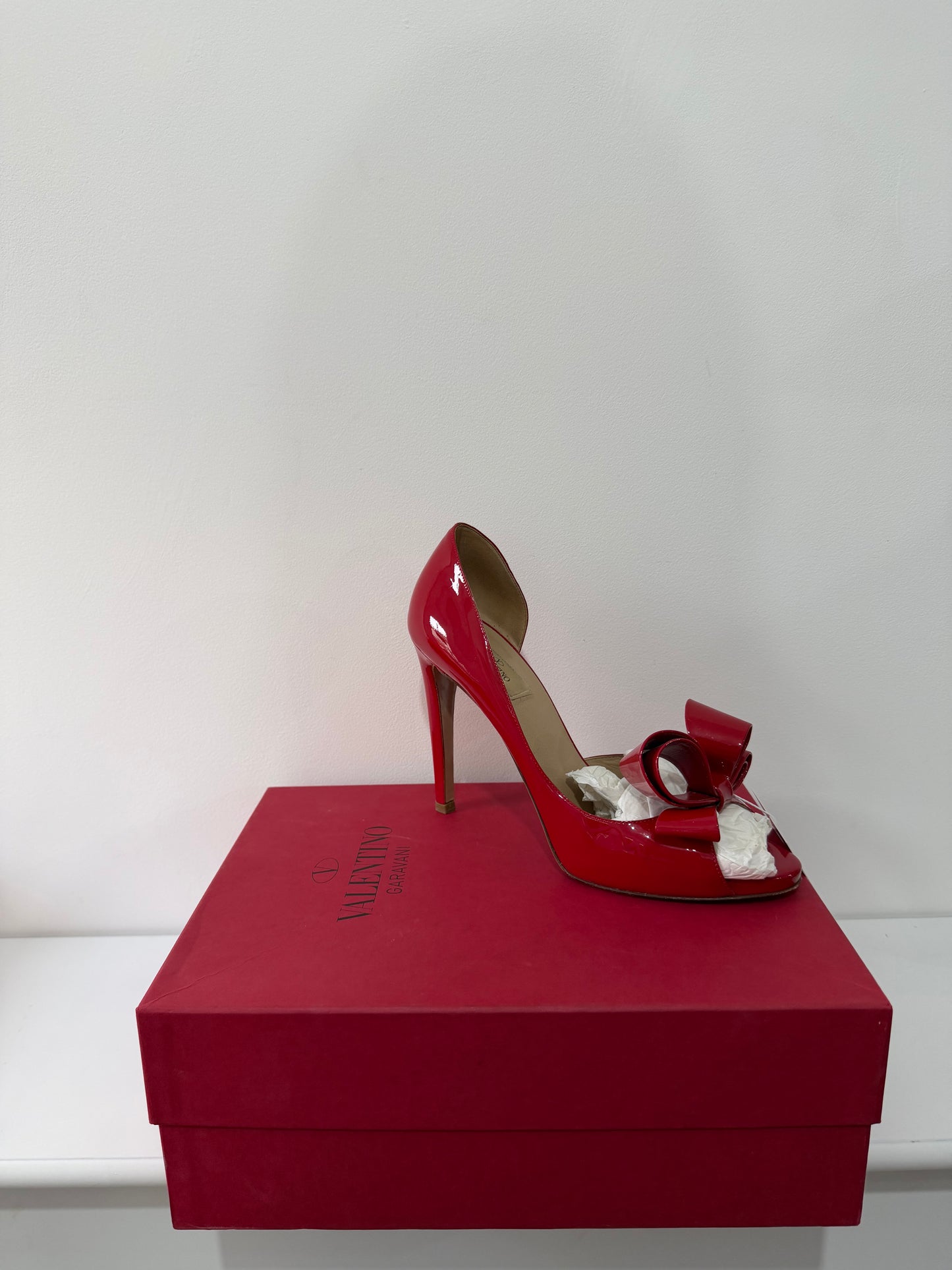 Preloved Red Patent Valentino Shoes, 40 - UK 7