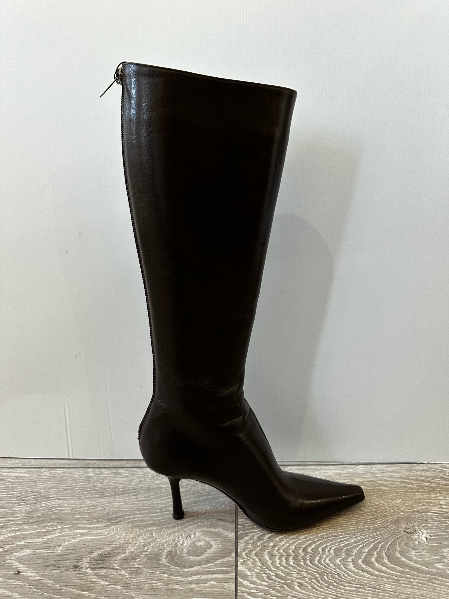 Jimmy Choo Brown Knew High Boots - 2/3