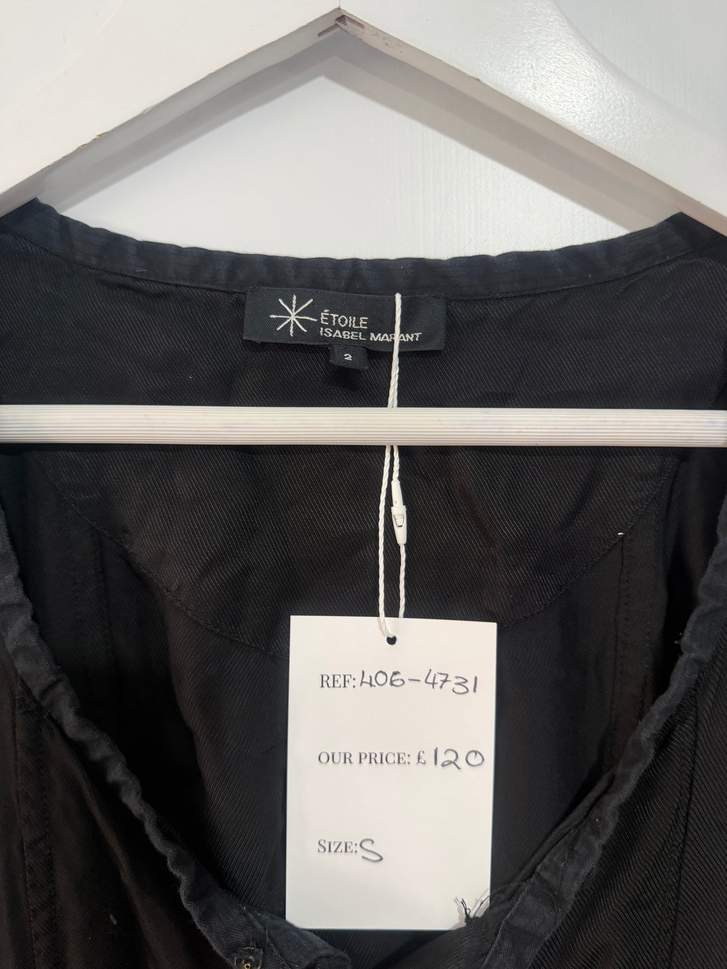 Black Isabel Marant Étoile Dress, Size 2 (UK 10)