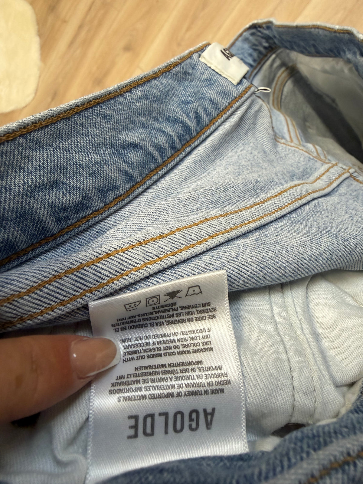 Preloved Agolde Jeans Size 14-16 Blue