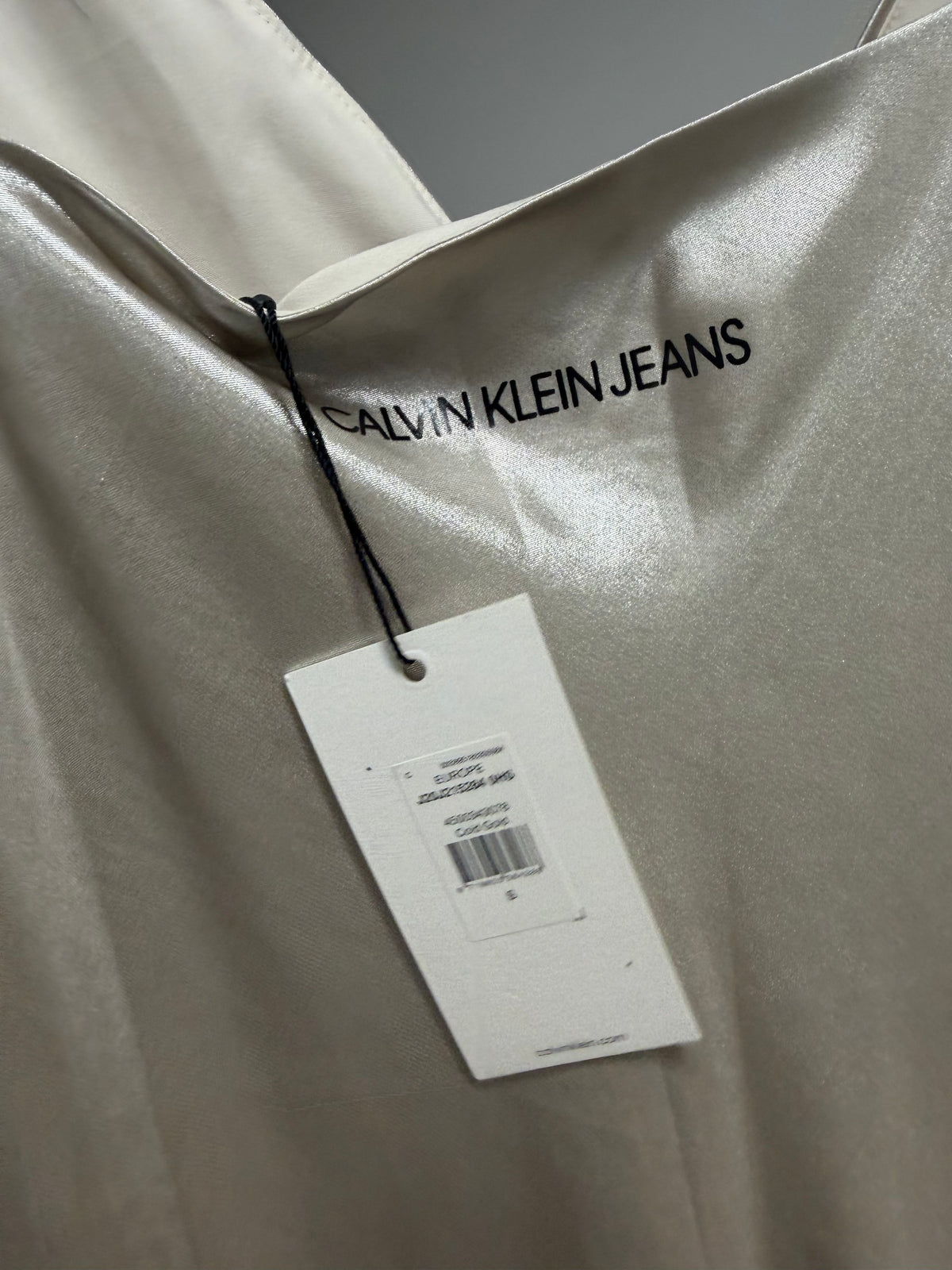 Preloved BNWT Calvin Klein Jeans Dress Size S Gold