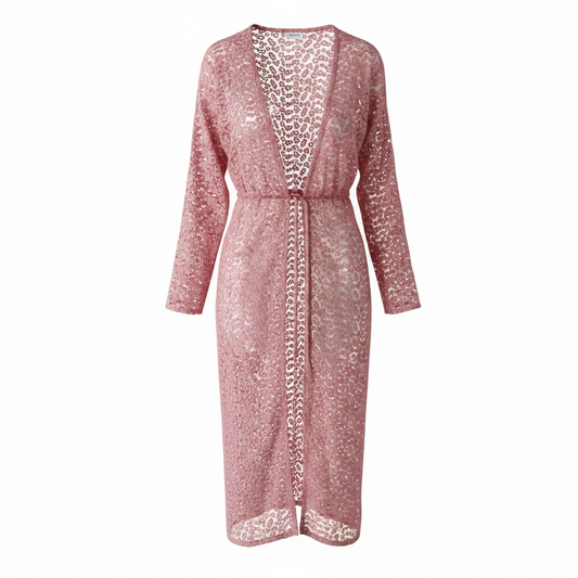 Pre-loved Pink Sunkissed & Something Kimono, One Size