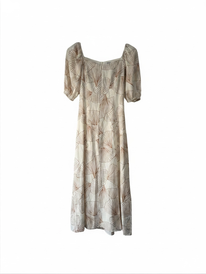 Preloved Brand New 3six5 Dress Size 12 Beige