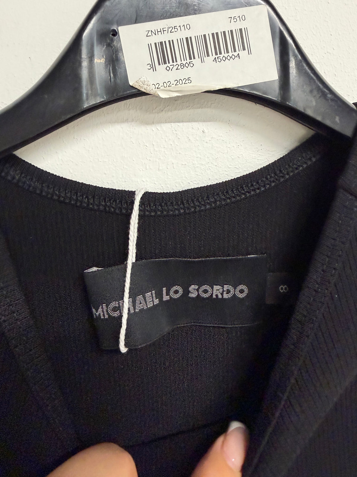 Preloved Michael Lo Sordo Dress XXS Black