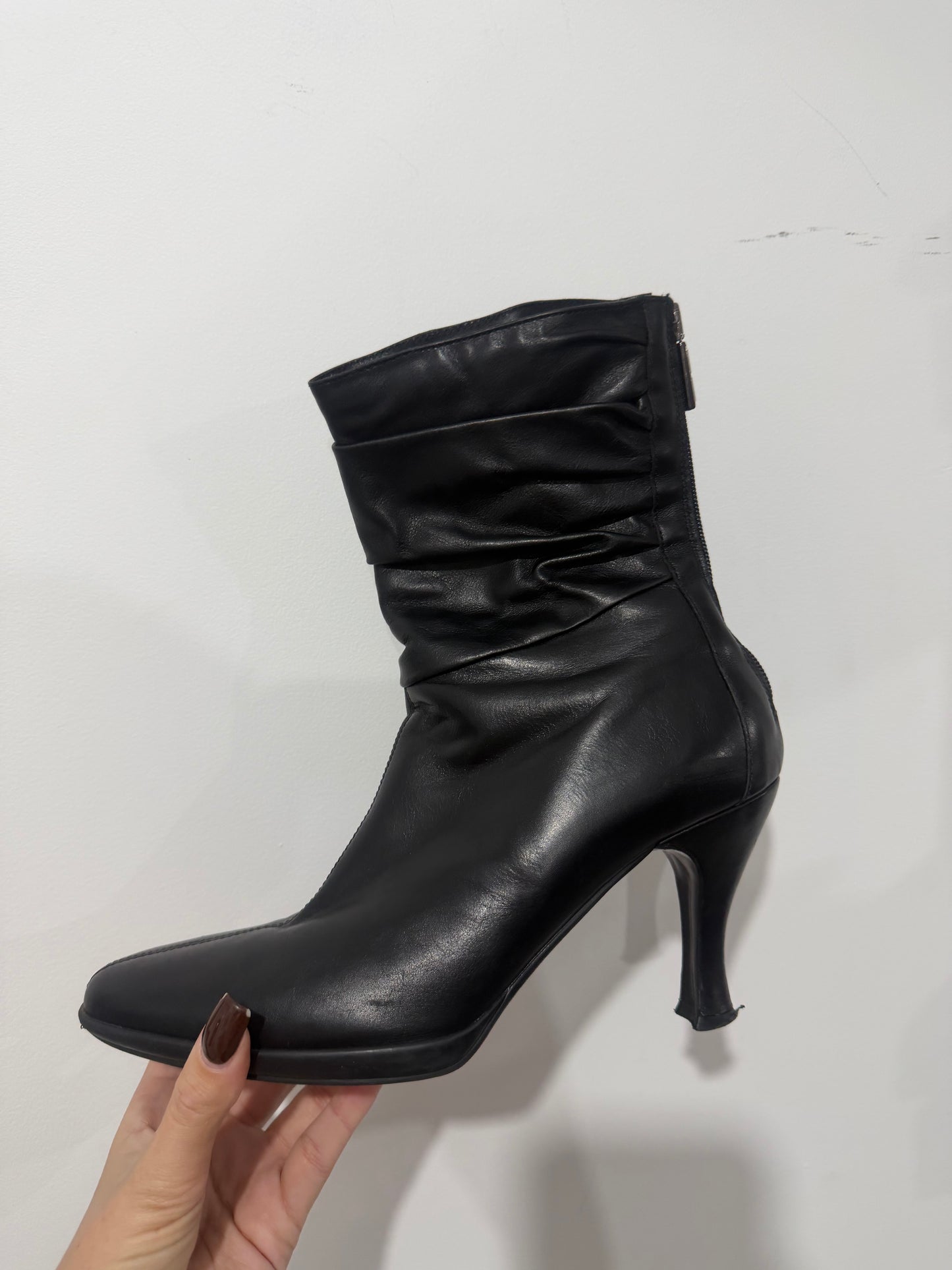 Black Russel and Bromley Aquatalia Ankle Boots, Size 38 - UK 5