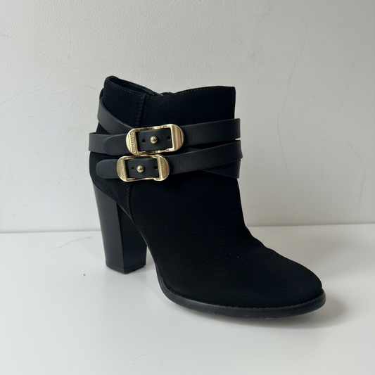 Preloved Black  Jimmy Choo Ankle Boots, Size 37 - UK 4