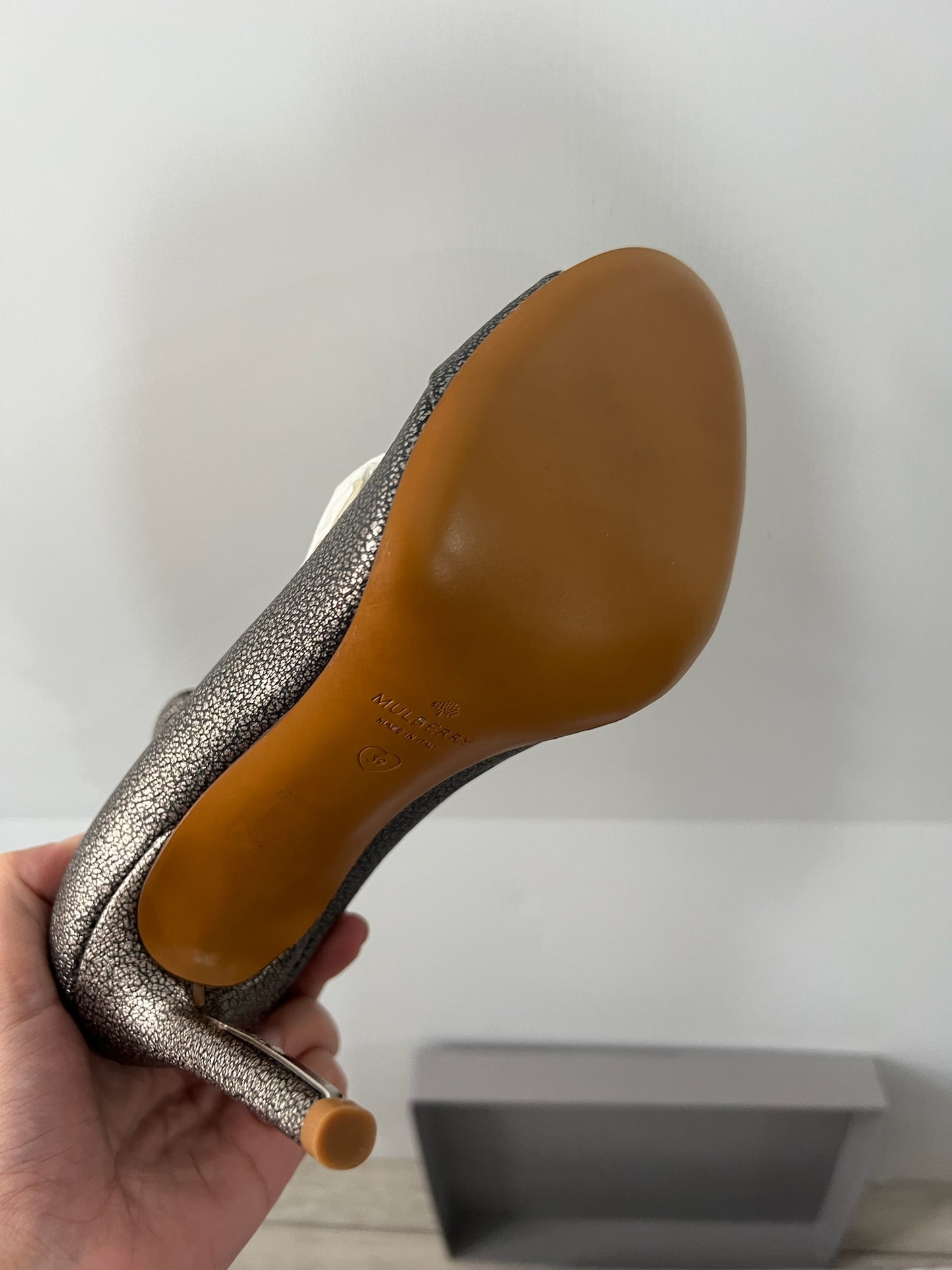 Silver Mulberry Heels, 38-5