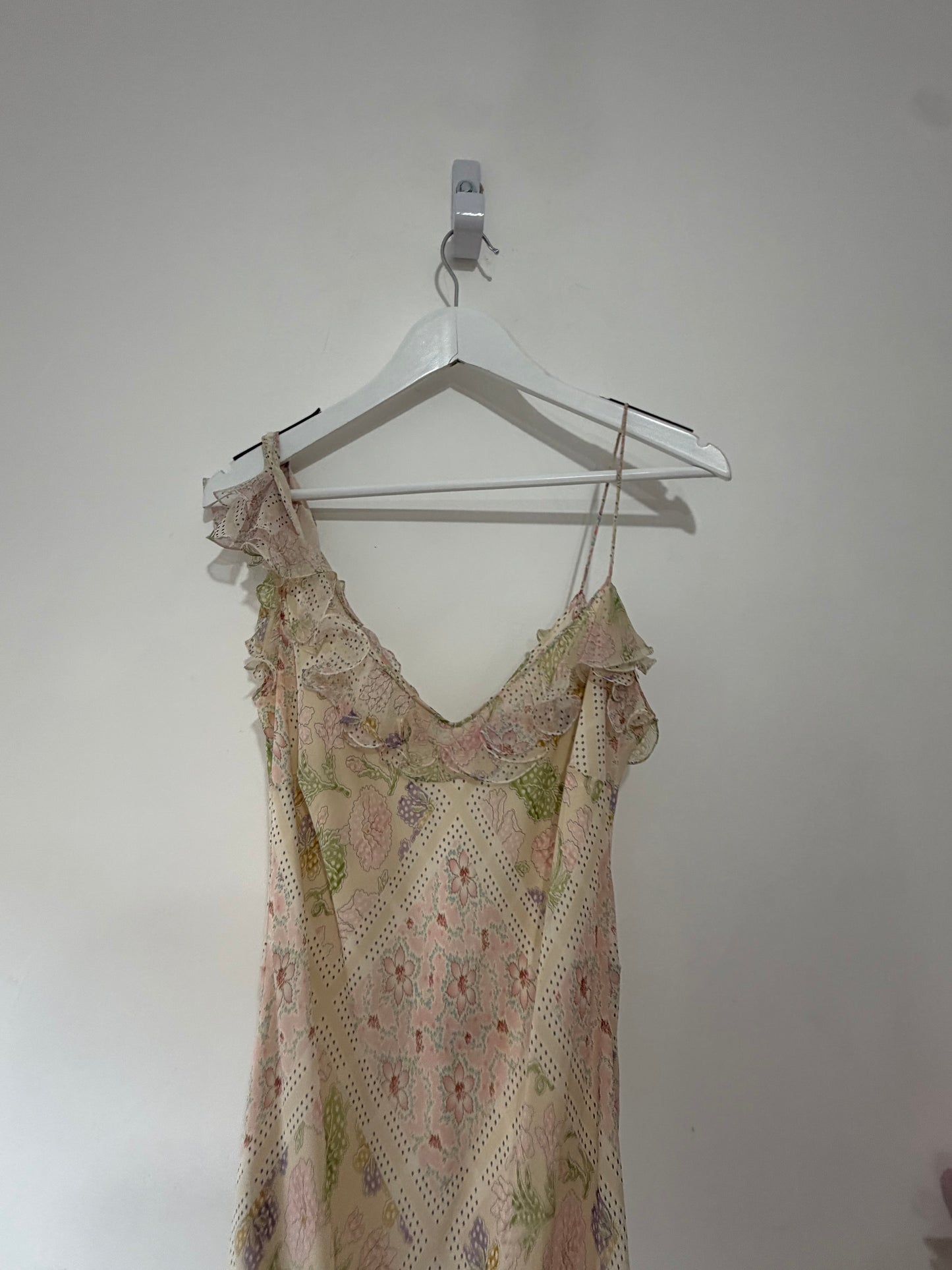 Preloved Multicoloured John Galliano Dress, Size 16