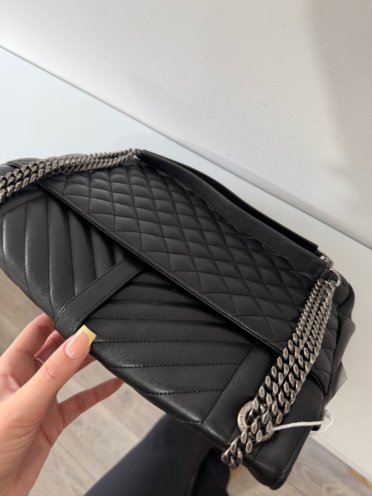 Pre-owned Black Saint Laurent YSL Envelope bag shoulder/crossbody