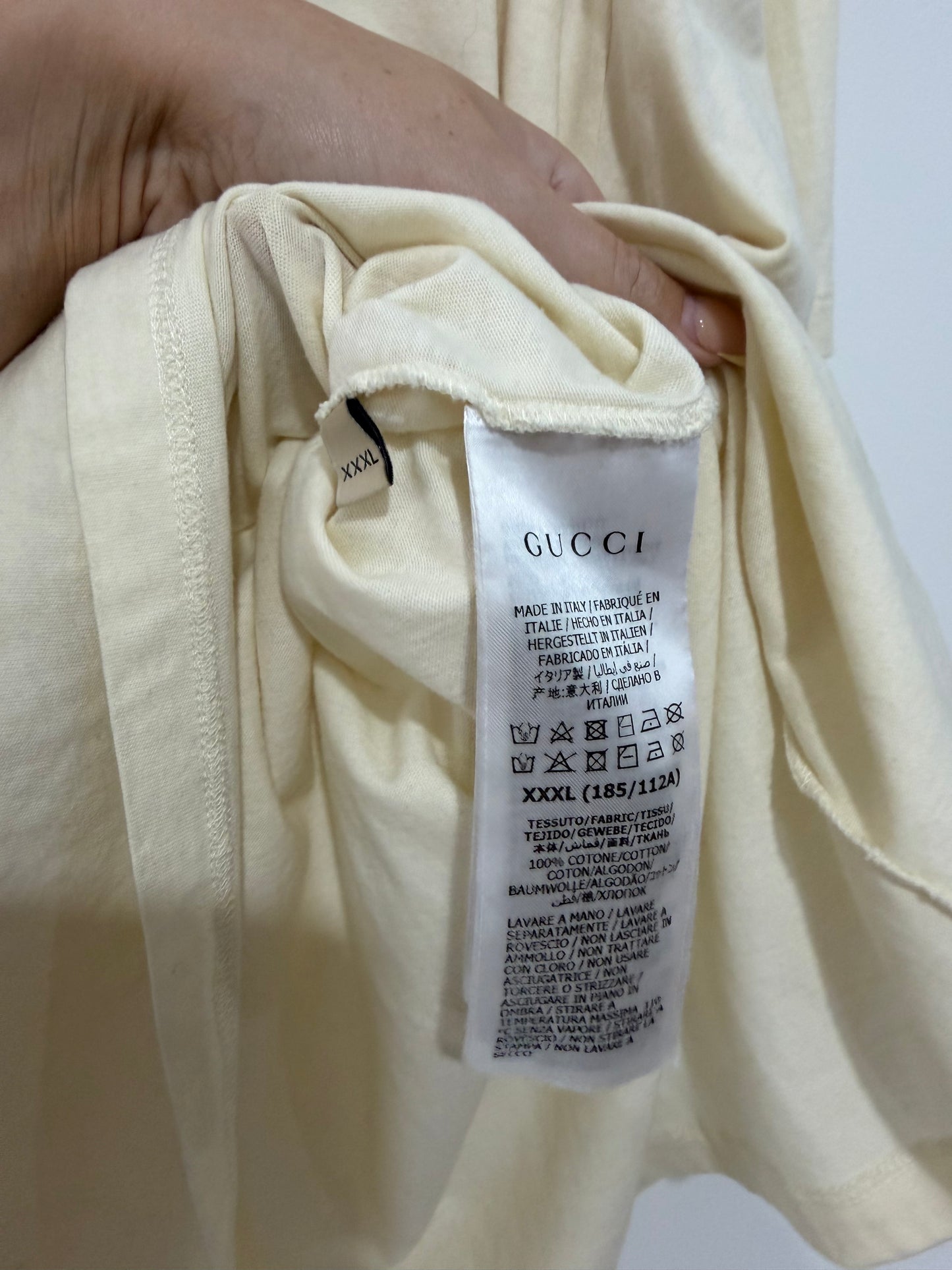 Beige with logo Gucci Top, size XXL
