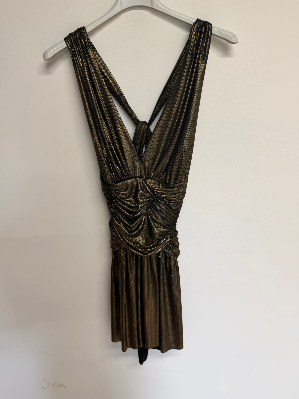 Preloved Calvin Klein Mini Dress Size XS Gold