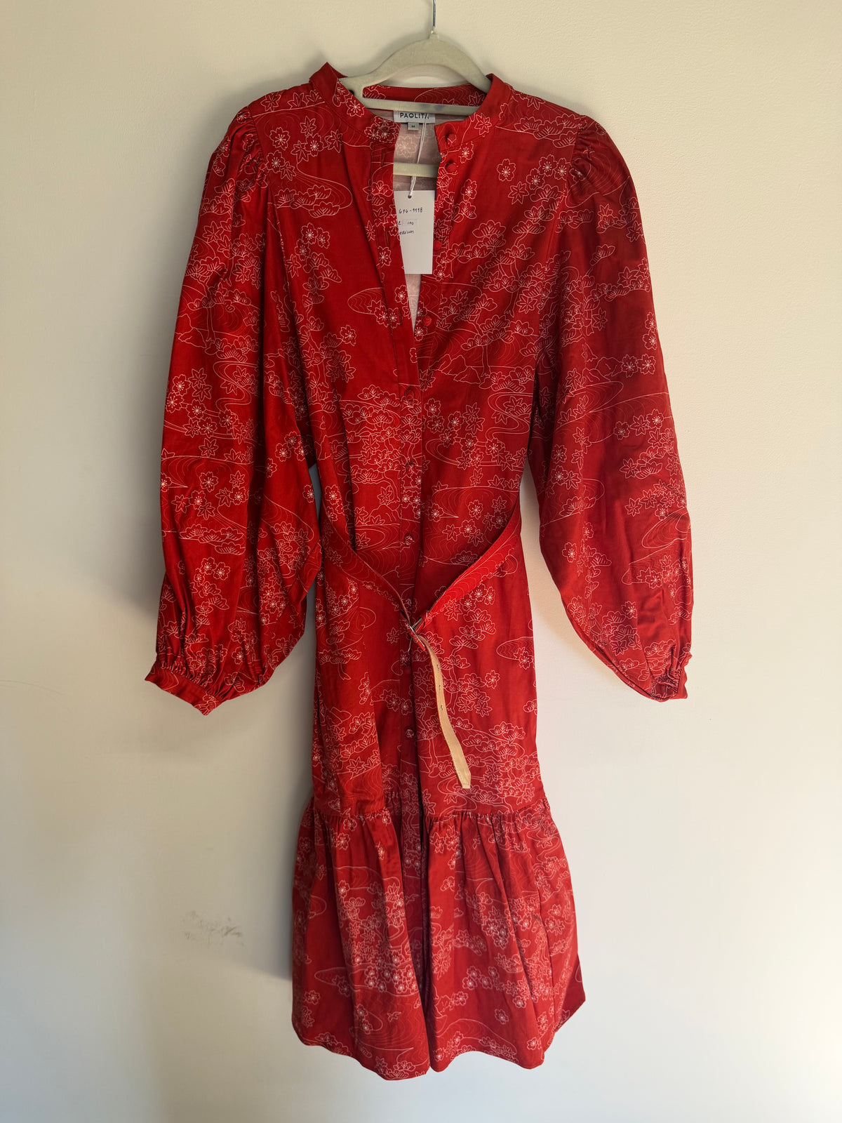 Preloved Paolita Dress Medium Red