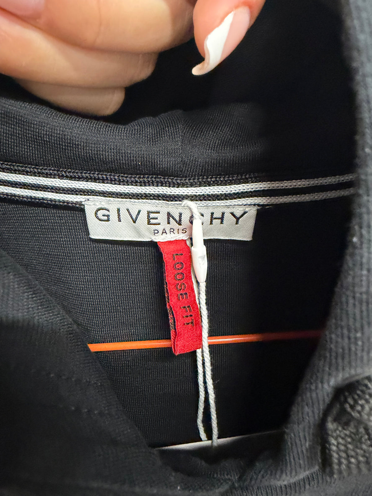 Preloved Givenchy Kids Hoodie Age 4 Black Distressed